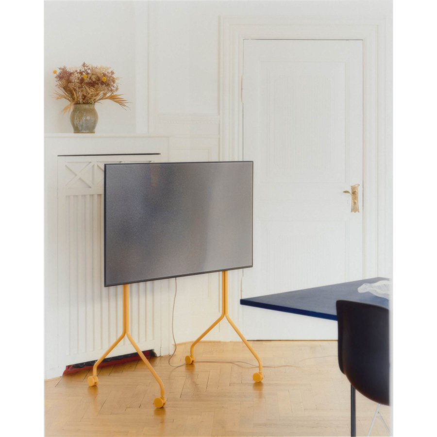 Pedestal Moon Rollin' Tall TV-St&auml;nder H121,5 cm, Apricot